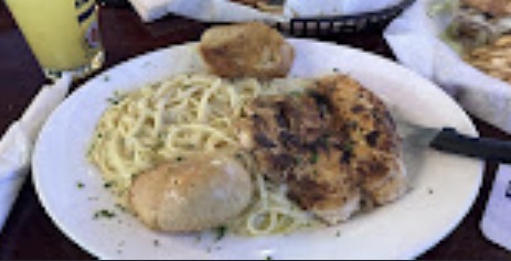Blackened chicken alfredo
