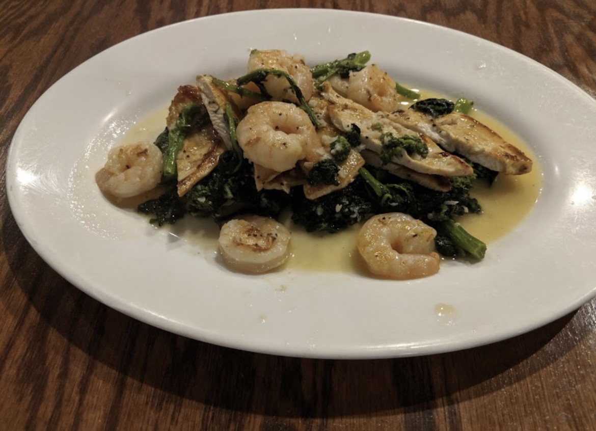 Grilled Shrimp & Broccoli Rabe